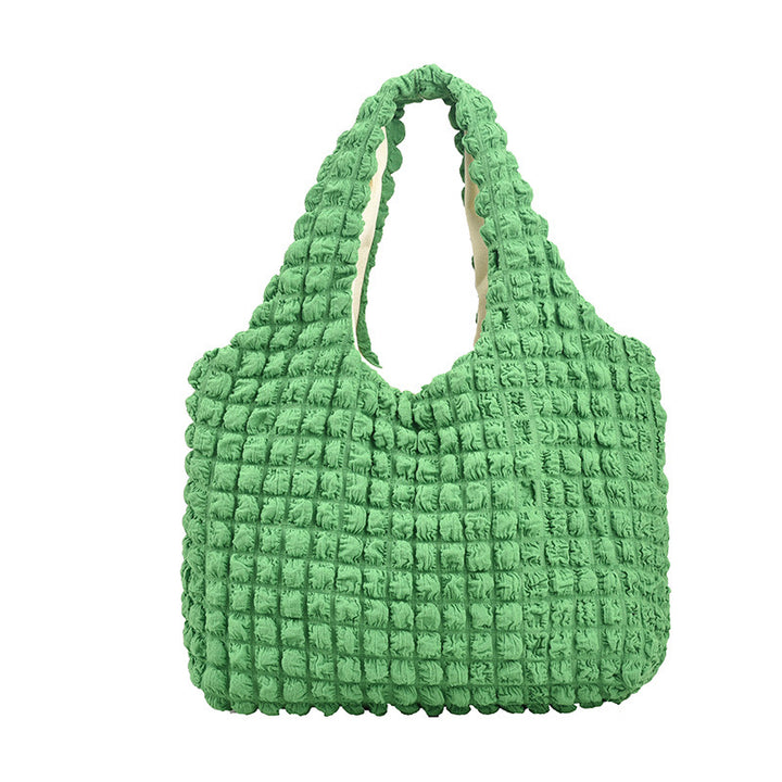 Cozy Textured Shoulder Tote
