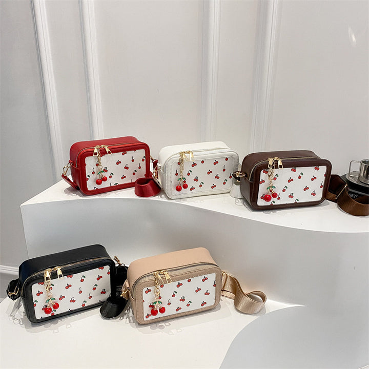 Fun Cherry Print Crossbody Bag Kalsten