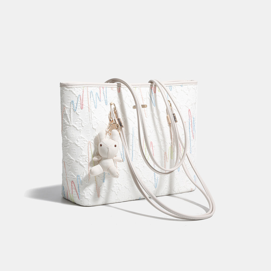 Elegant Floral Patterned Tote Bag