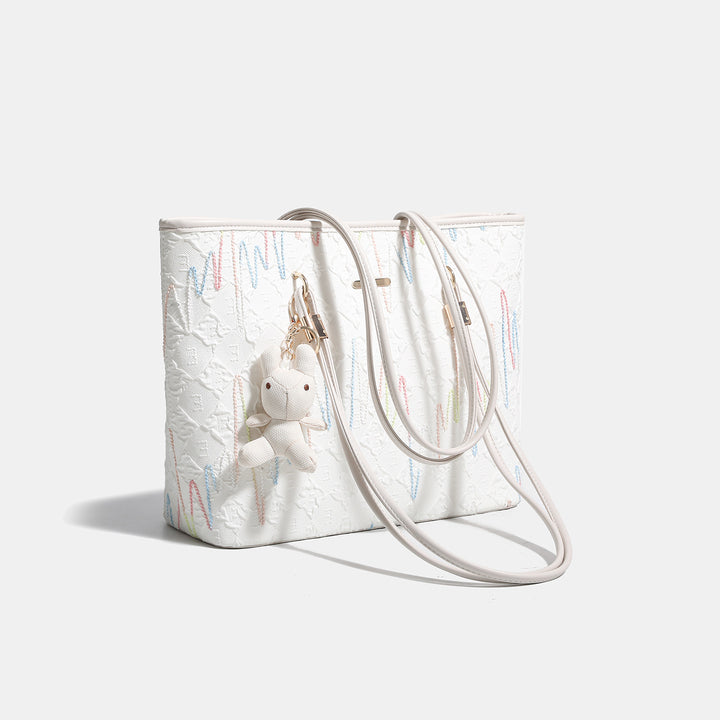 Elegant Floral Patterned Tote Bag