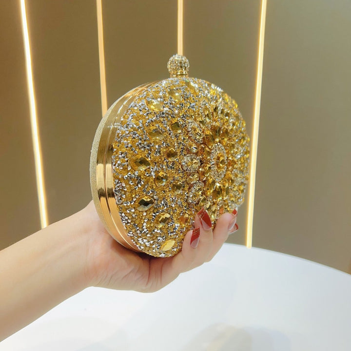 Ornate Crystal Evening Clutch