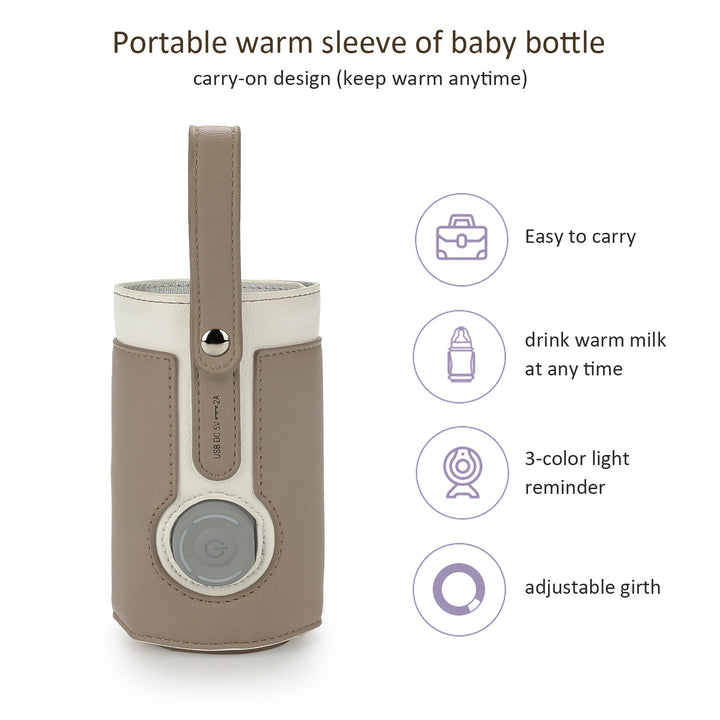 Elegant and Functional Bottle with Leather Sleeve Kalsten