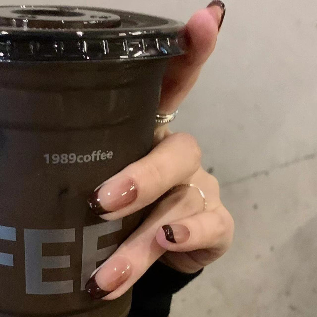 Ombre French Tip Press-On Nails