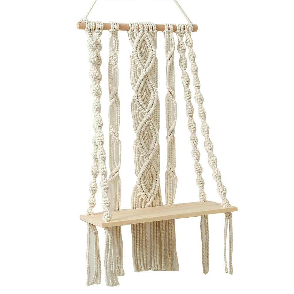 Decorative Macrame Shelf Kalsten