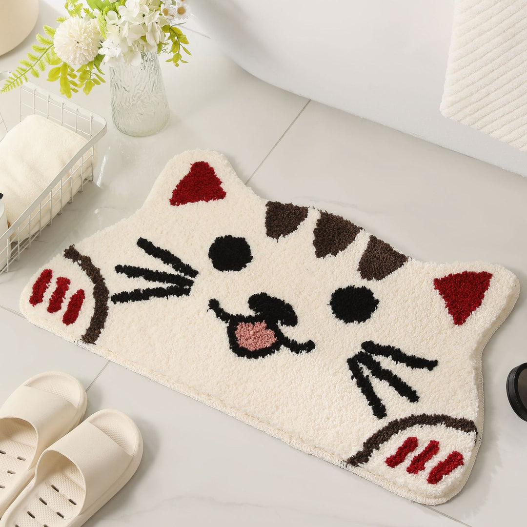 Playful Cartoon Bath Mat Kalsten