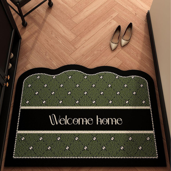 Floral Welcome Mat