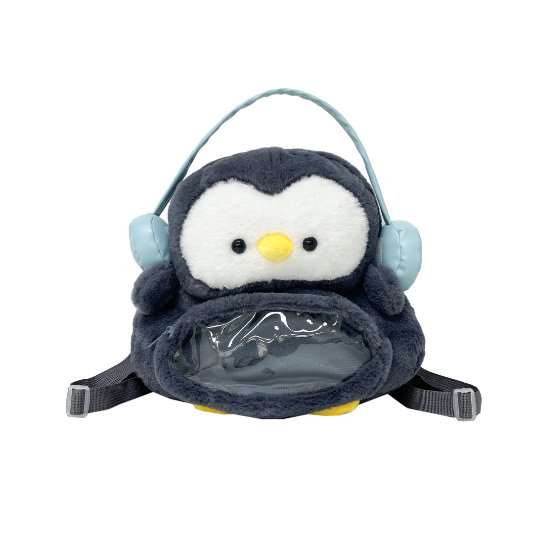 Plush backpack with transparent viewing window Kalsten