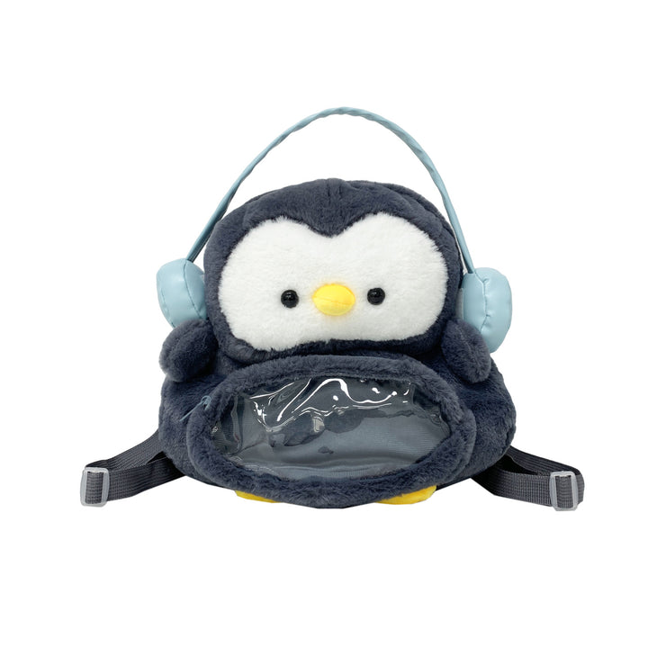 Plush backpack with transparent viewing window Kalsten