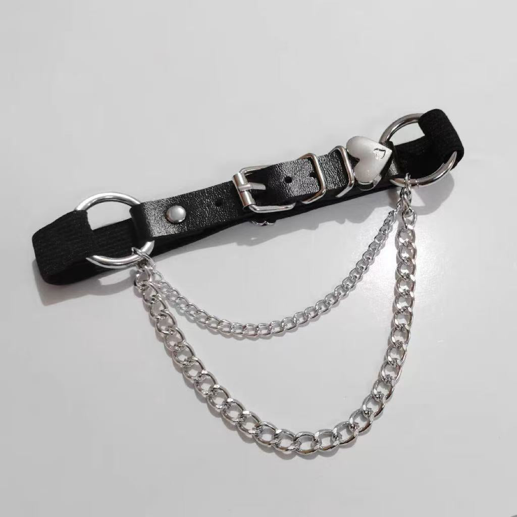 Adjustable Decorative Chain Thigh Harness Kalsten