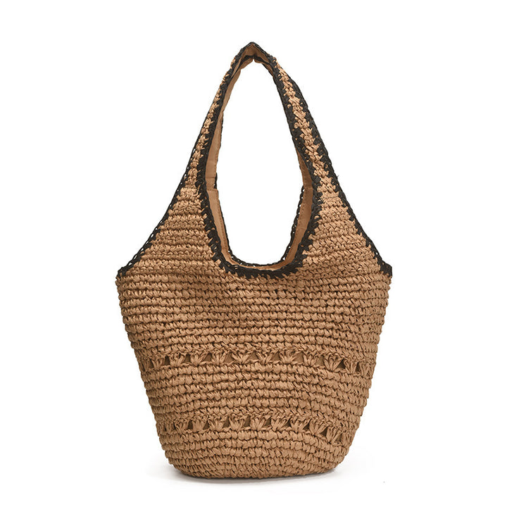 Braided tote bag with unique structure Kalsten