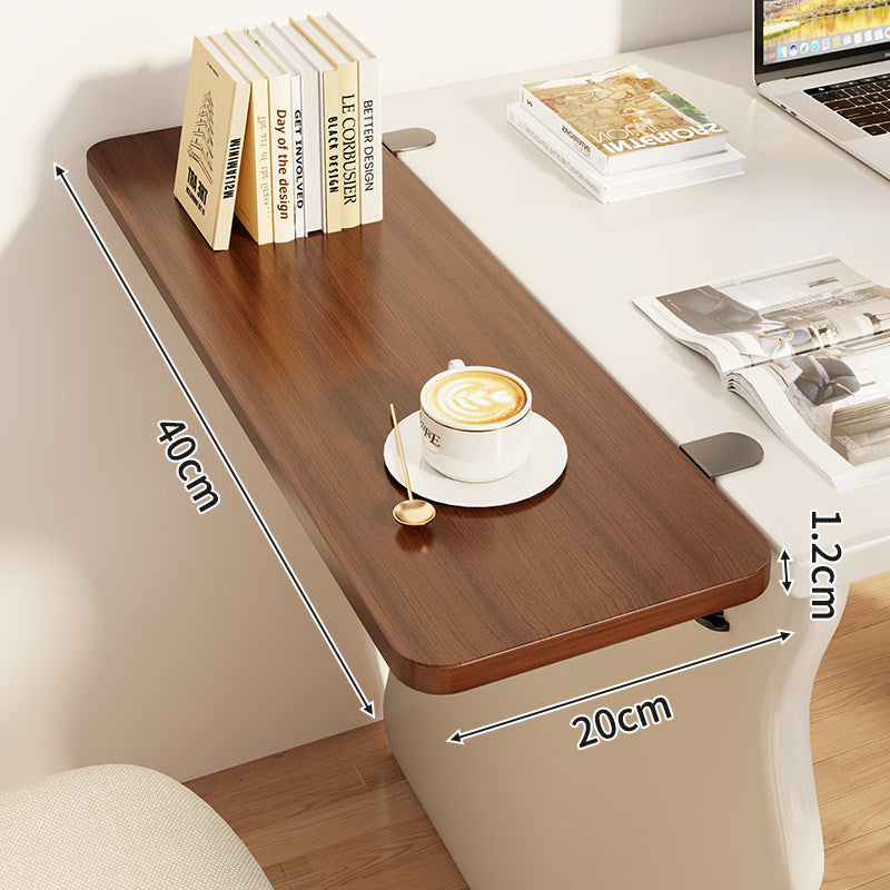 Slim Clamp-On Folding Side Desk Shelf Tray