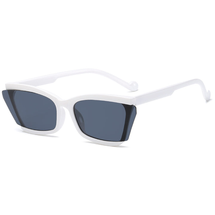 Women's fashionable sunglasses with unique rectangular design and UV protection Kalsten