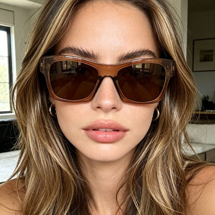 Women's fashionable sunglasses in elegant rectangle design Kalsten