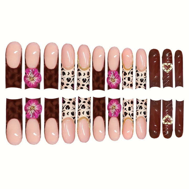 Decorative Artistic Press-On Nails Kalsten
