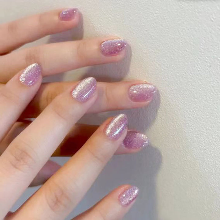 Sparkling Glitter Press-On Nail Set