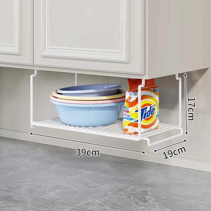 Under-Cabinet Hanging Sliding Wire Storage Shelf