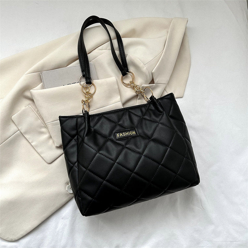 Elegant Quilted Tote Bag Kalsten