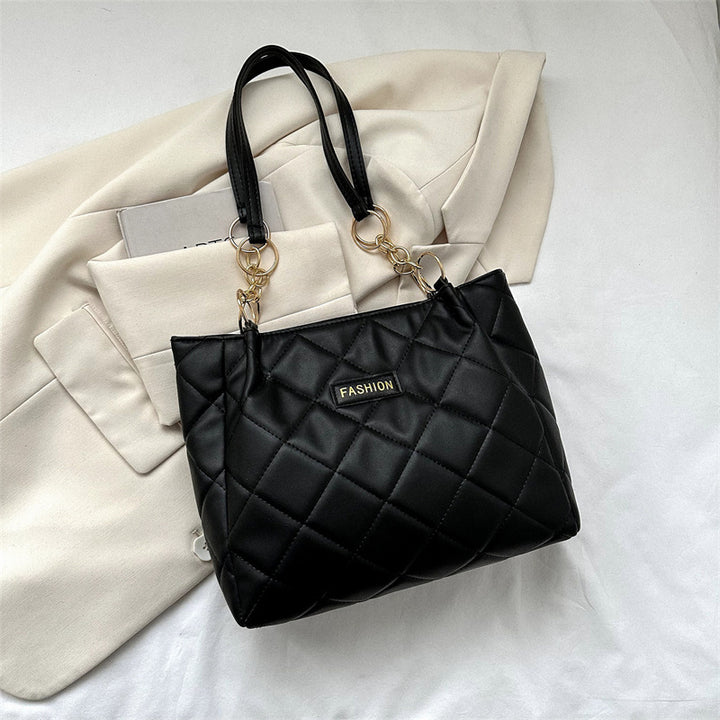 Elegant Quilted Tote Bag Kalsten