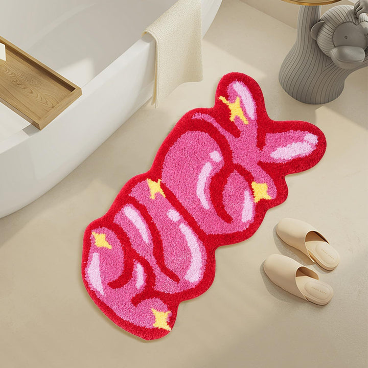 Cute Bunny-Shaped Bath Mat Kalsten