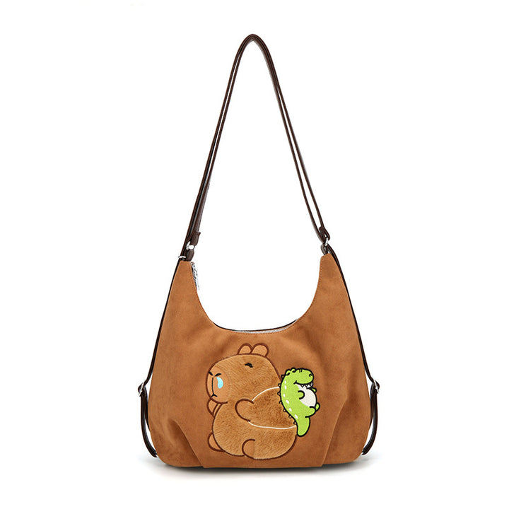 Shoulder bag with playful bear motif Kalsten
