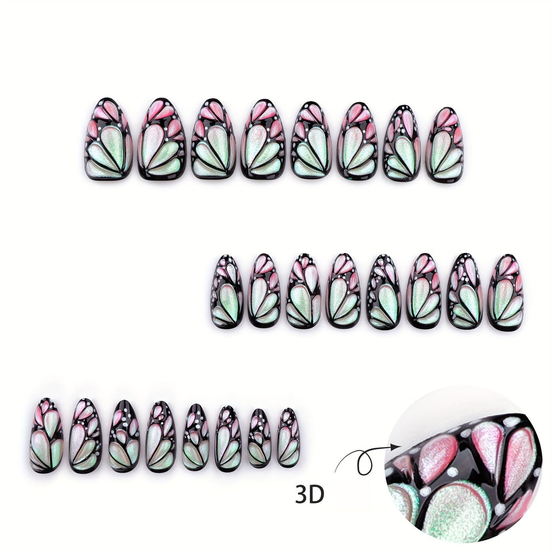 Artistic Butterfly Nail Art Kalsten