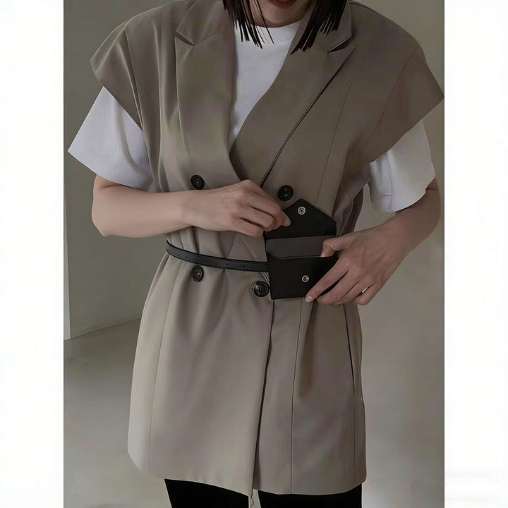 Leather Mini Pouch Belt Bag Kalsten