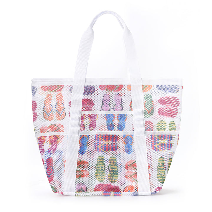 Practical Beach Bag in Airy Mesh Design Kalsten