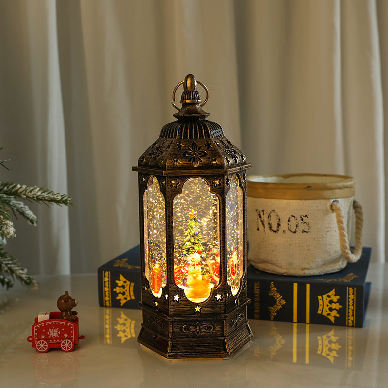 Illuminated Vintage Christmas Lantern Kalsten