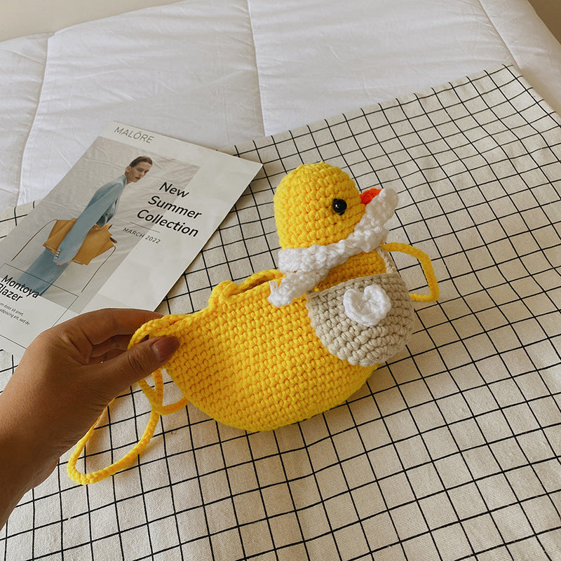 Knit Duck Purse