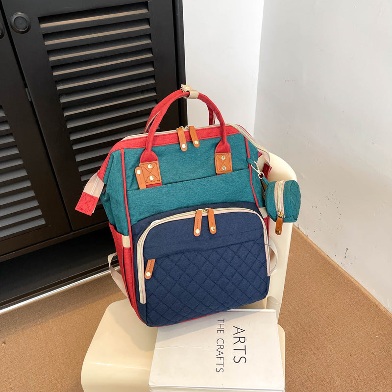 Multi-Pocket Quilted Backpack Kalsten