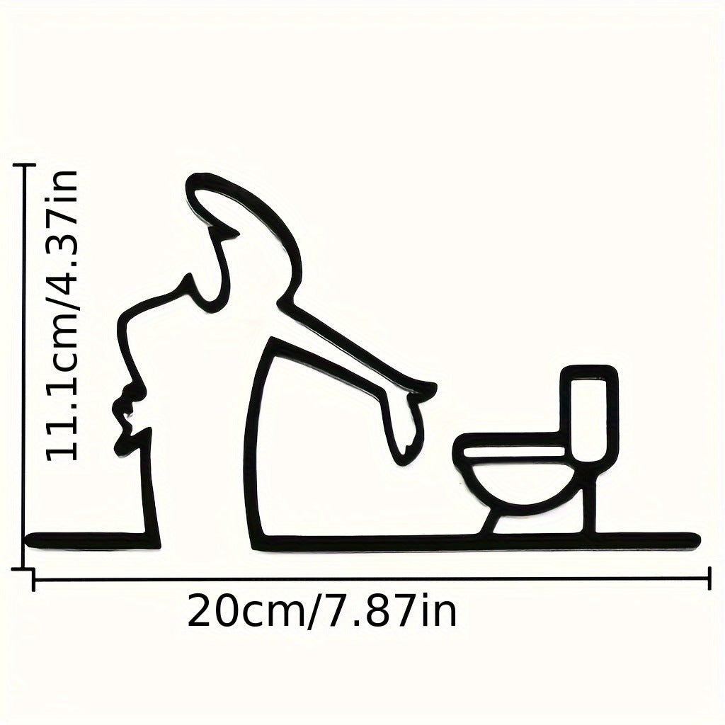 Funny Toilet Humor Wall Decor