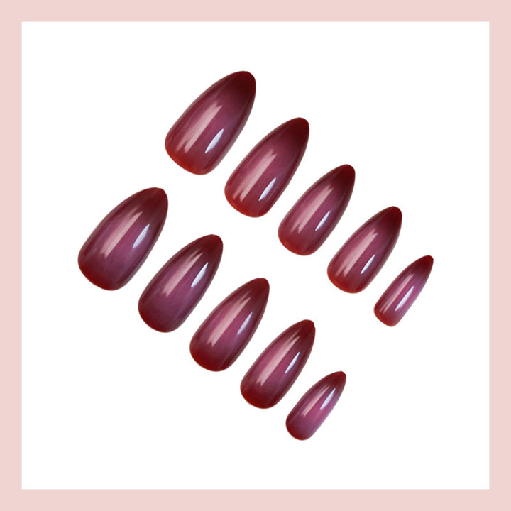 Artificial Nail Set with Versatile Designs and Luxurious Shine Kalsten