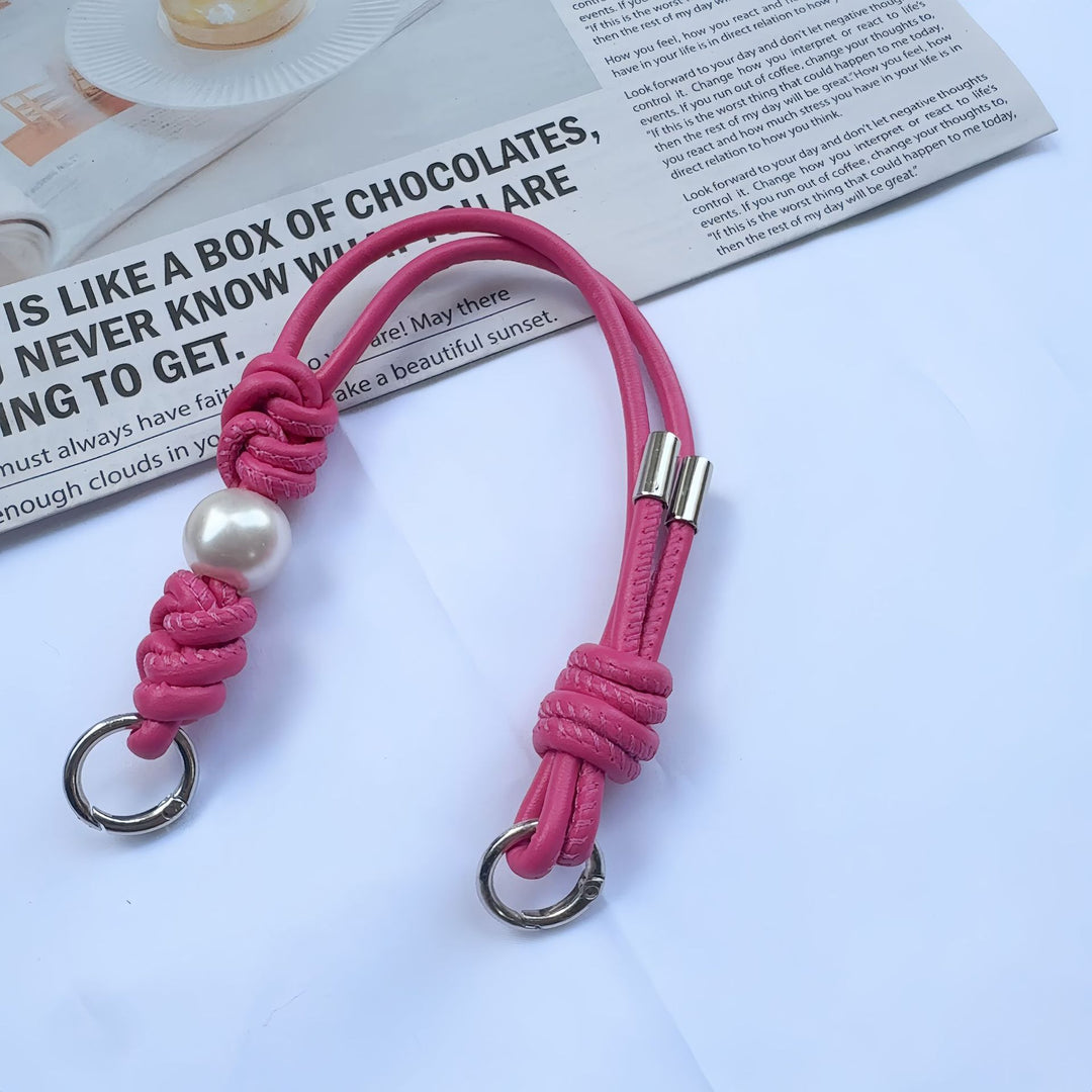 Elegant Knotted Leather Keychain Holder Kalsten