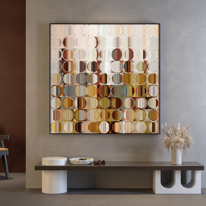 Modern Geometric Canvas Art Wall Decor