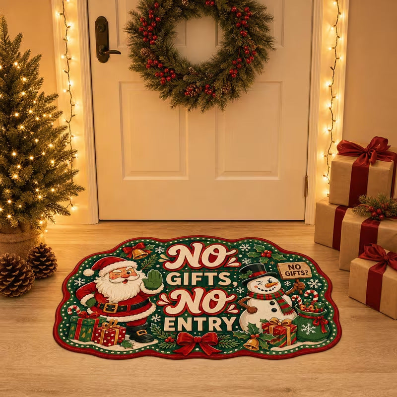 Holiday-Themed Decorative Door Mat