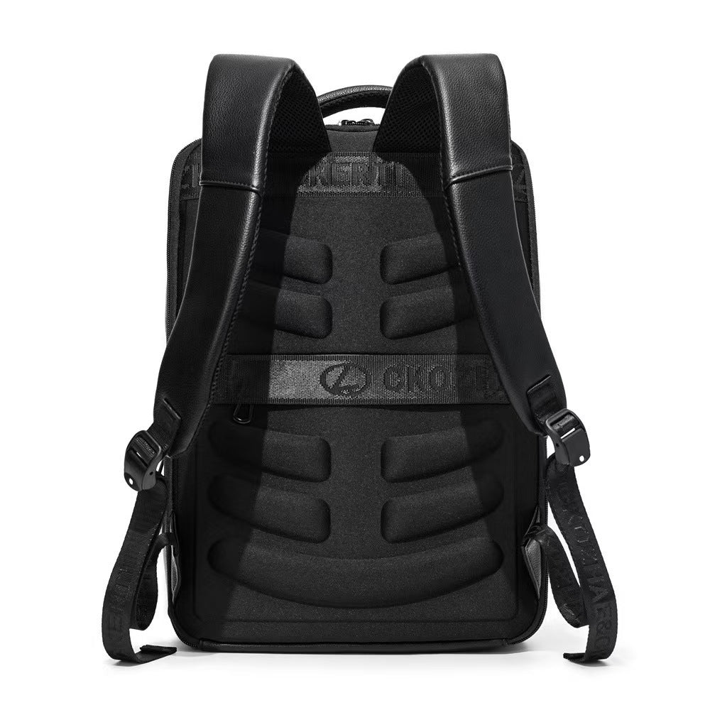Premium Leather Business Backpack