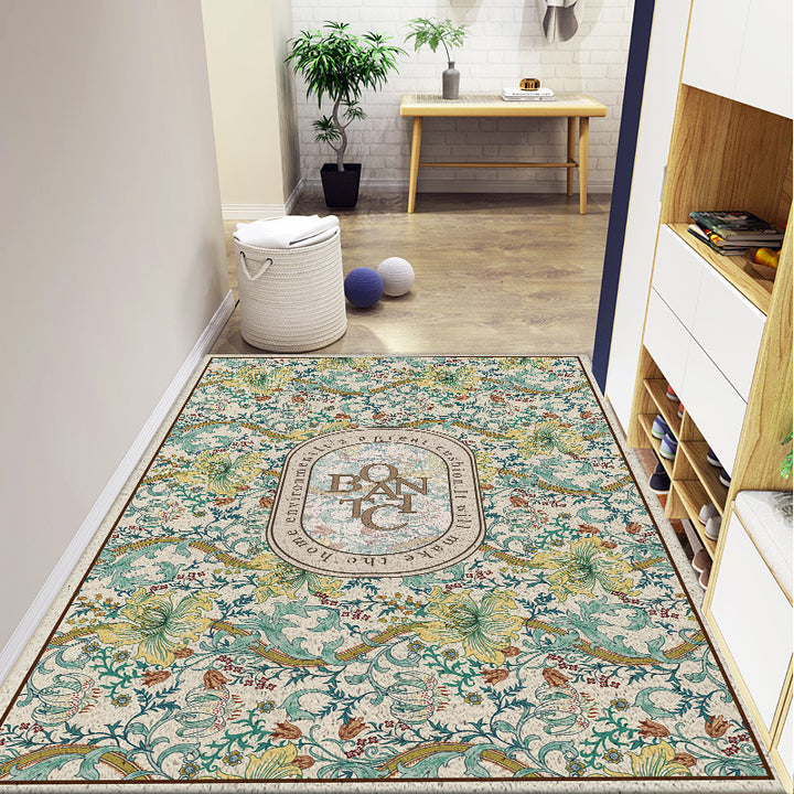 Floral Patterned Decorative Area Rug