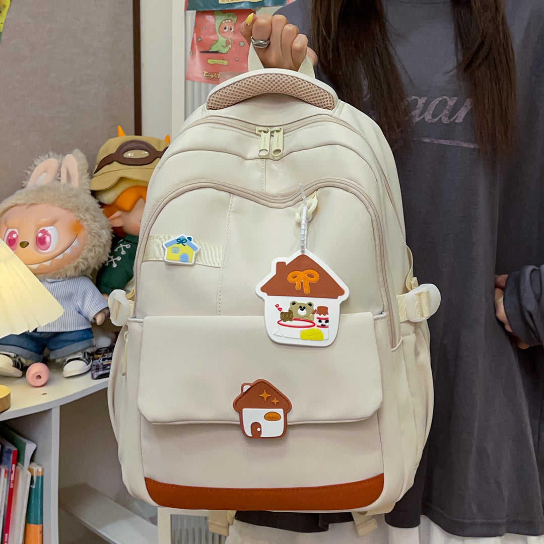 Decorative Multi-Pocket Backpack Kalsten
