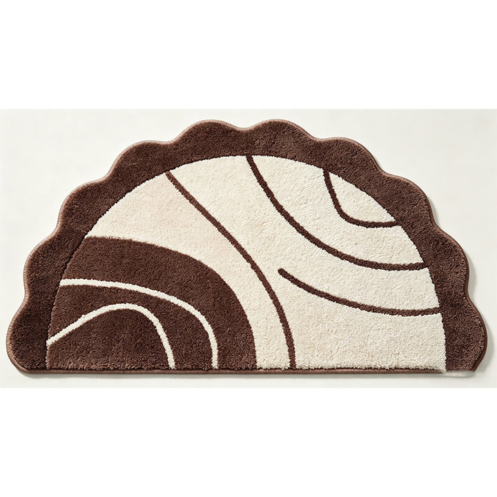 Decorative Swirl Bath Mat Kalsten