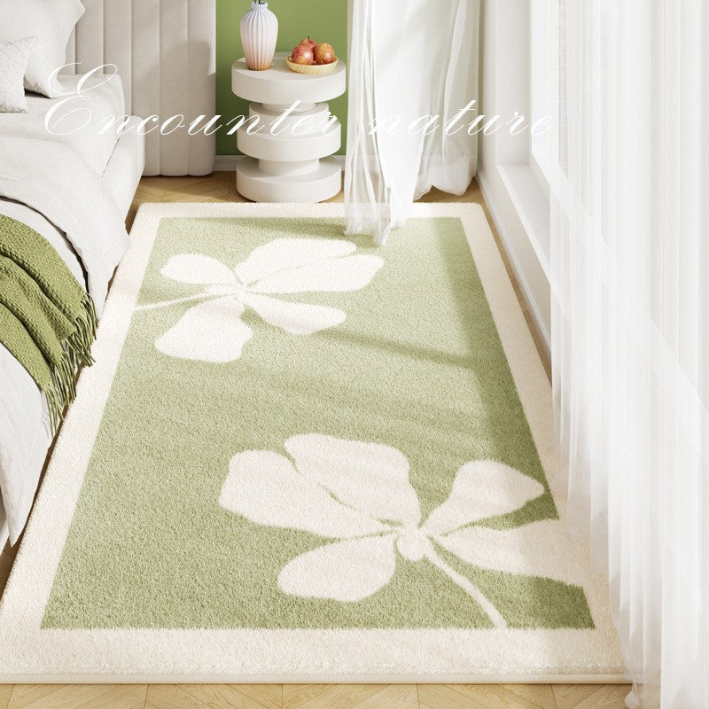 Cute Floral-Themed Memory Foam Area Rug Kalsten