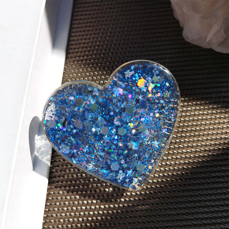 Glittering Heart-Shaped Phone Stand Kalsten