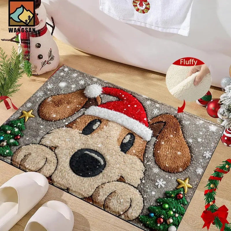 Snowman Shaped Area Rug