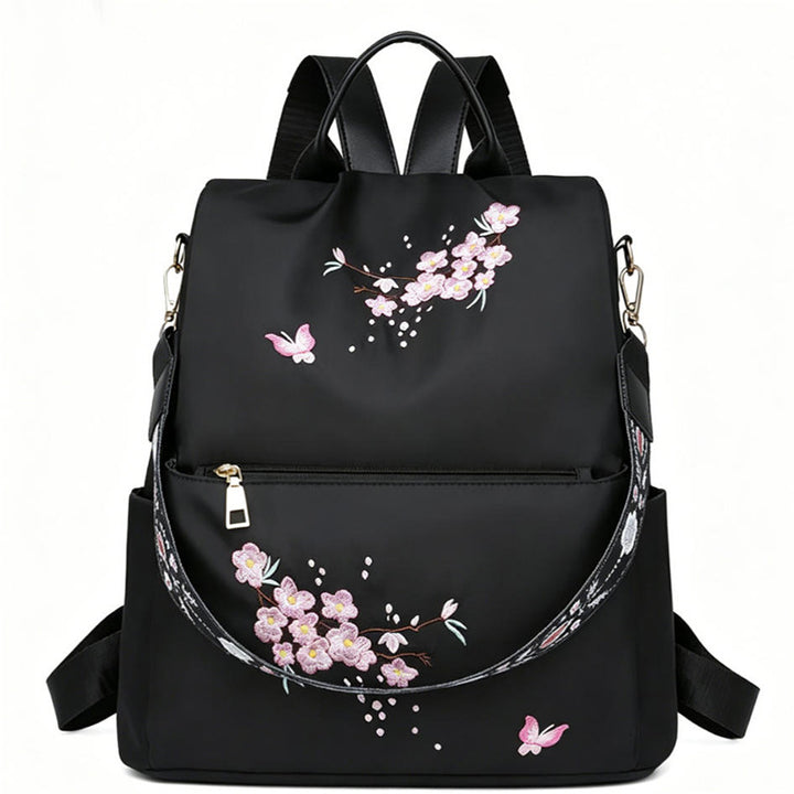 Women's Embroidered Floral Backpack Kalsten