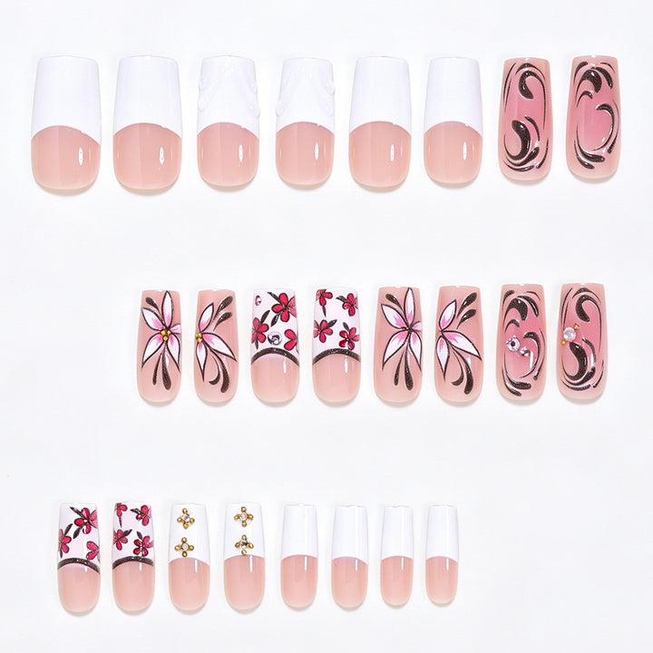 Decorative Floral Nail Art Tips Kalsten 1788858442