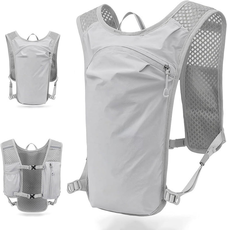 Sporty hydration backpack with mesh inserts and multiple compartments Kalsten