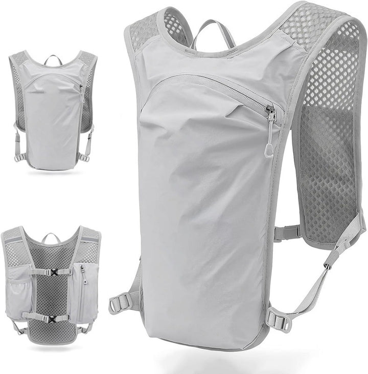 Sporty hydration backpack with mesh inserts and multiple compartments Kalsten