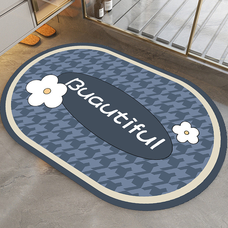 Cute Cartoon-Themed Bathroom Mat