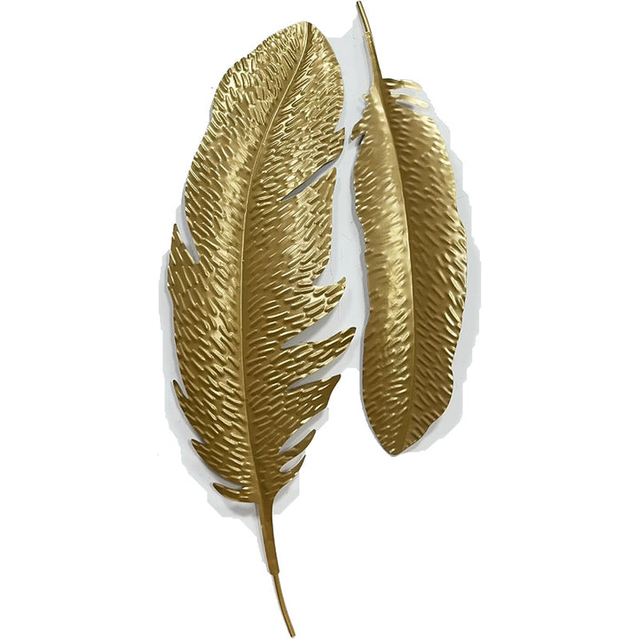 Decorative Metal Feather Wall Art Kalsten