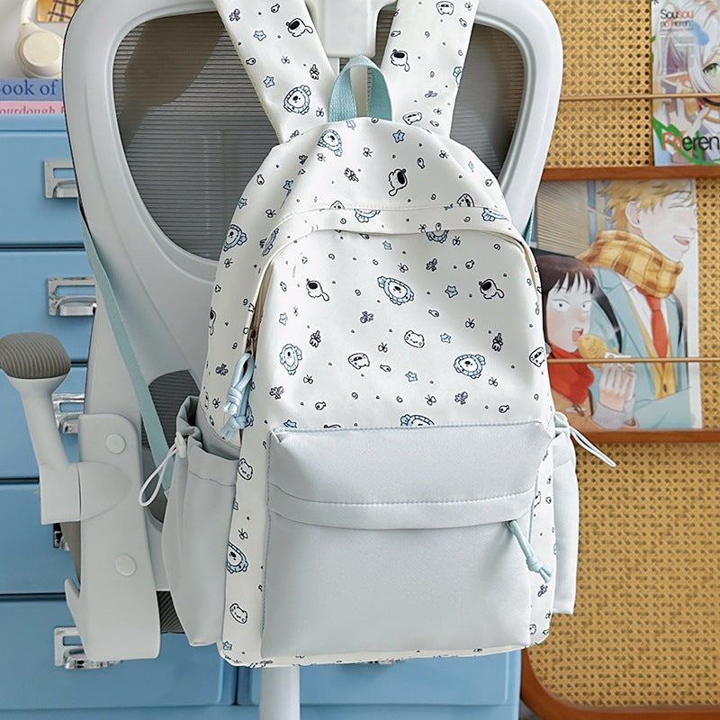 Playful Bunny Ears Printed Backpack Kalsten