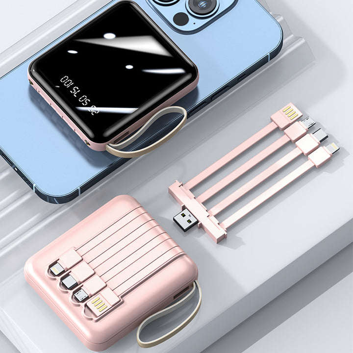 Multifunctional power bank with integrated charging cable Kalsten